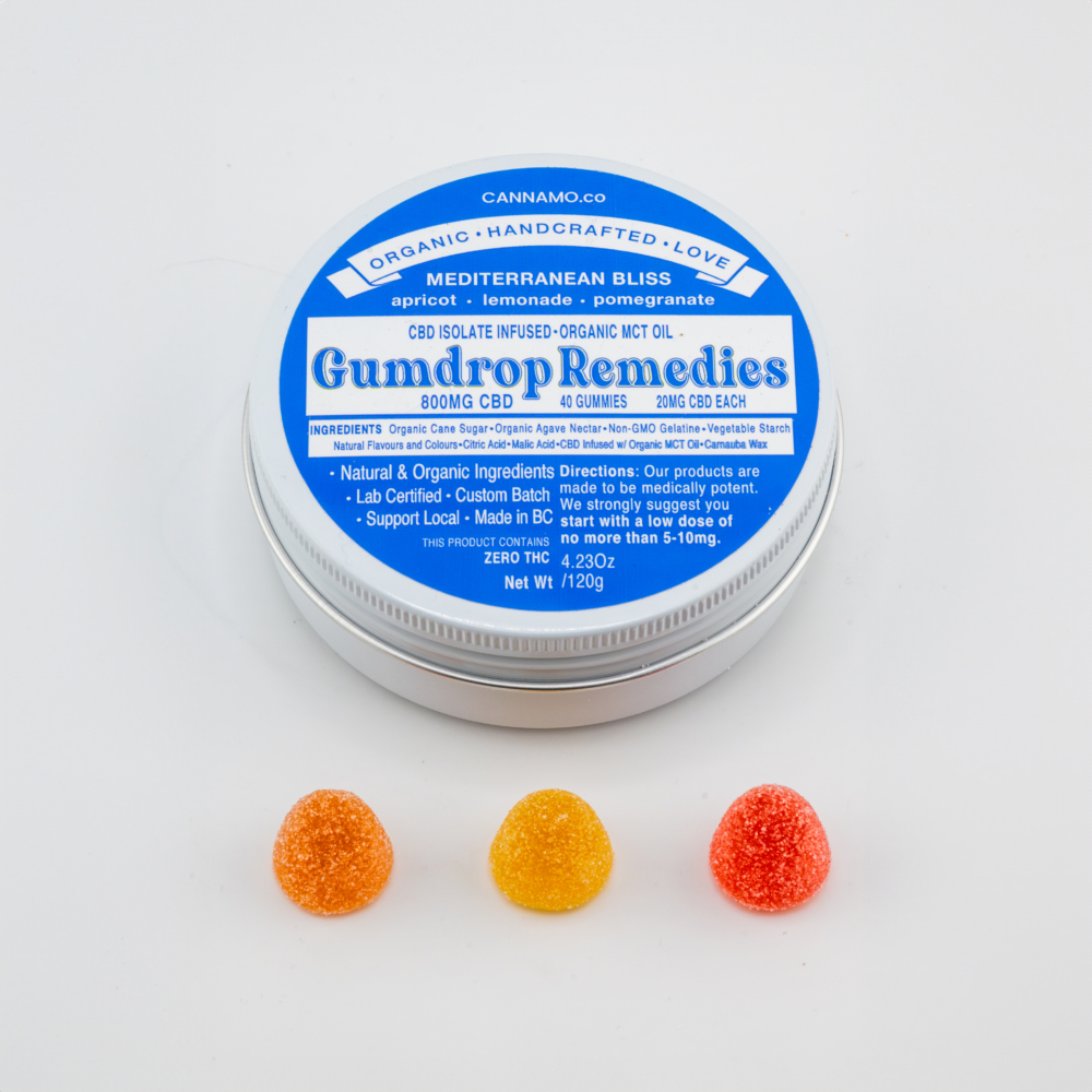 Gumdrop Remedies - Mediterranean Bliss CBD (40 x 20mg CBD)