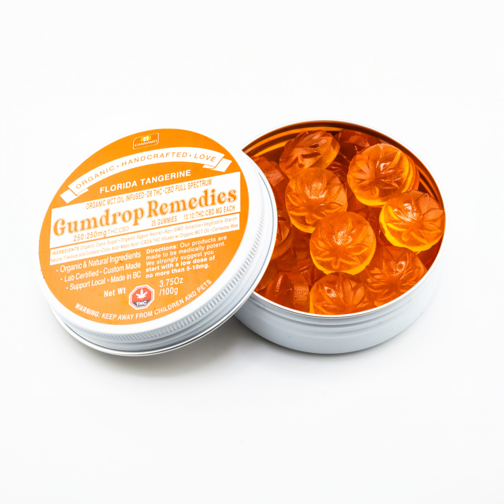 Gumdrop Remedies - Florida Tangerine 1:1 (25 x 10mg THC:10mg CBD) - Image 2