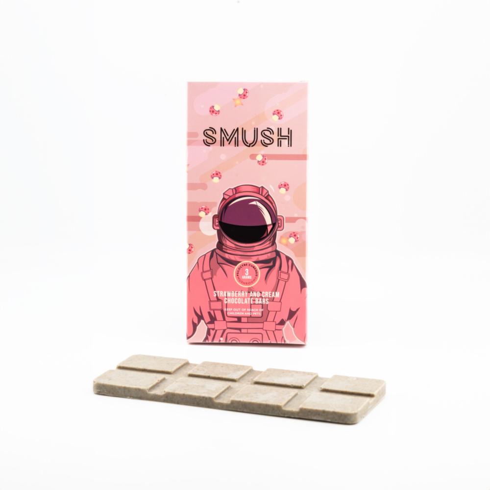 Smush - Strawberry & Cream Chocolate Bar (3000mg)