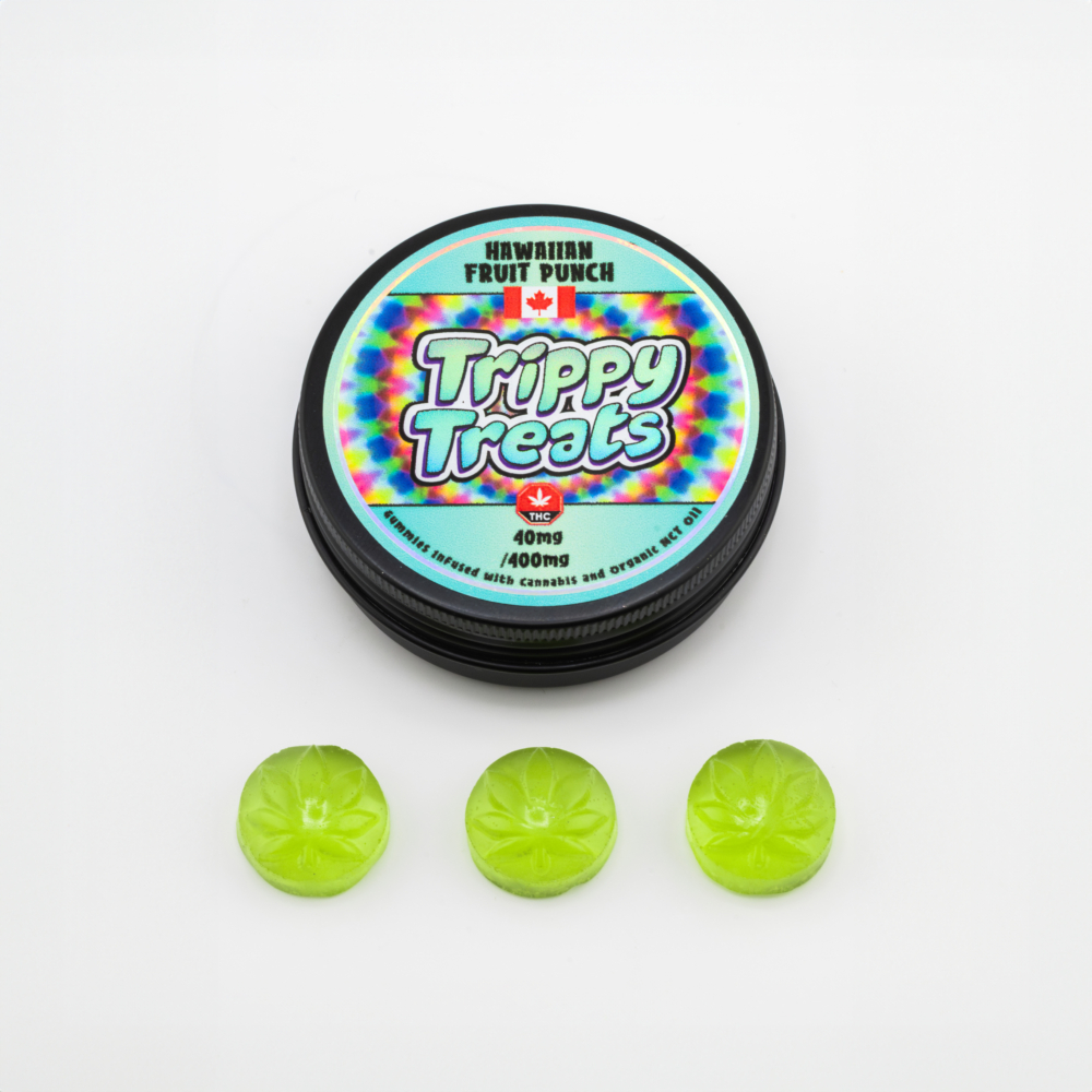 Trippy Treats - THC Gummies - Hawaiian Fruit Punch (10 x 40mg THC)